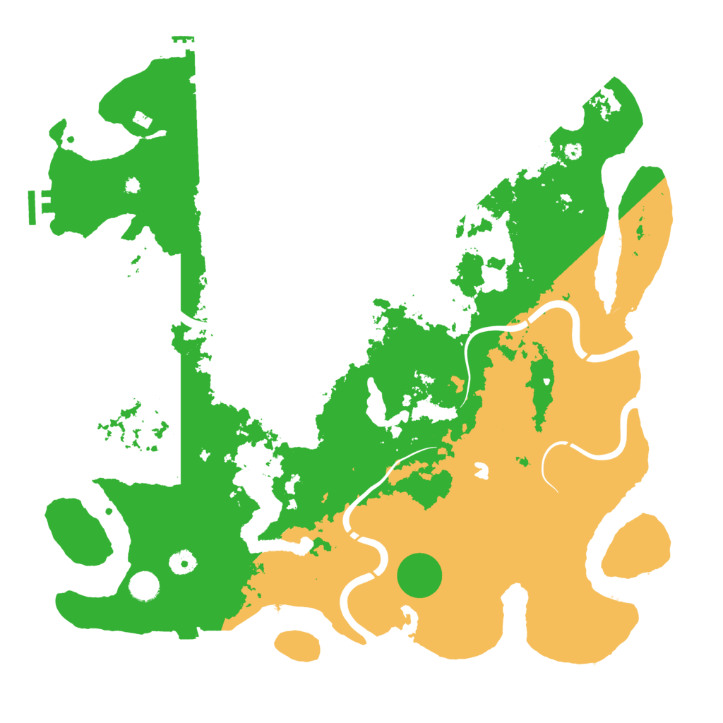 Biome Rust Map: Procedural Map, Size: 4250, Seed: 583098