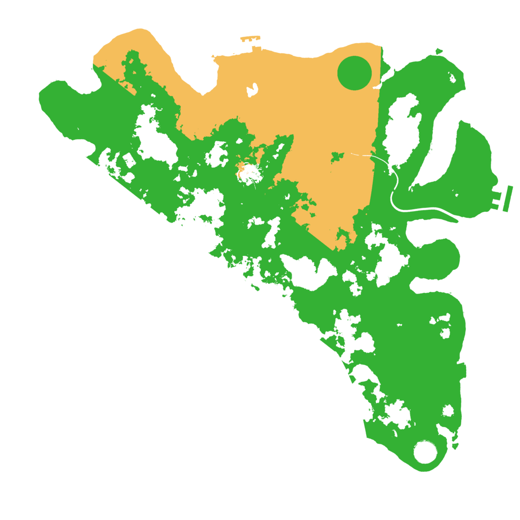 Biome Rust Map: Procedural Map, Size: 4000, Seed: 652943