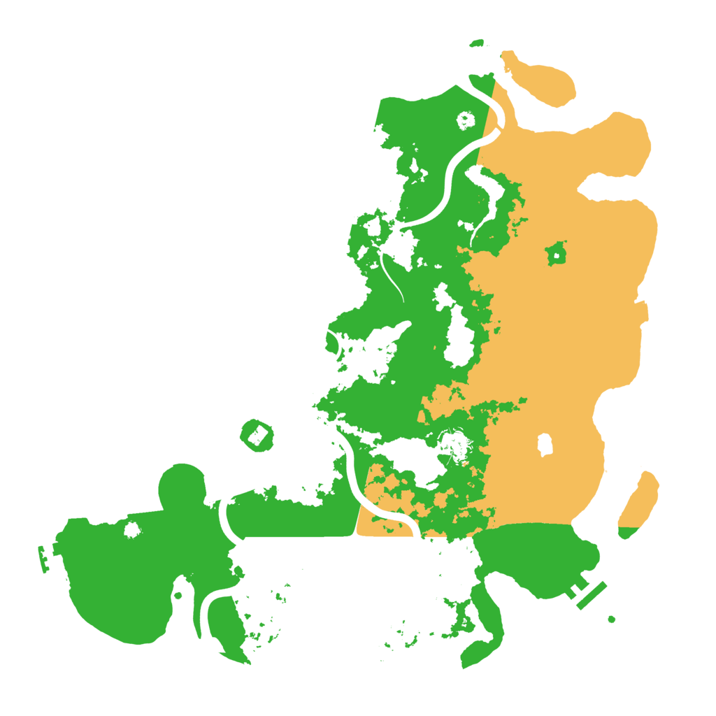 Biome Rust Map: Procedural Map, Size: 4000, Seed: 710232