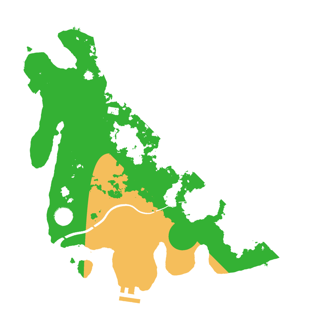 Biome Rust Map: Procedural Map, Size: 3000, Seed: 2042193707