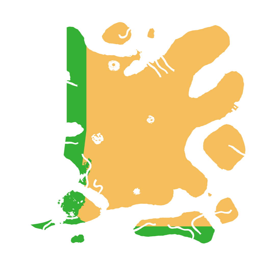 Biome Rust Map: Procedural Map, Size: 3500, Seed: 817453055