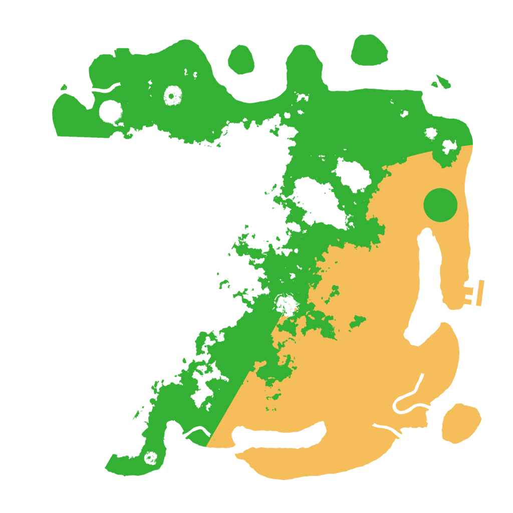 Biome Rust Map: Procedural Map, Size: 4000, Seed: 108968