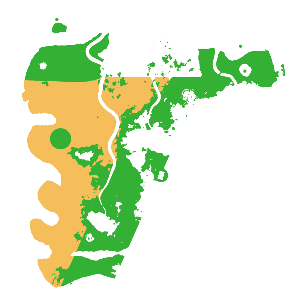Biome Rust Map: Procedural Map, Size: 3850, Seed: 94628126