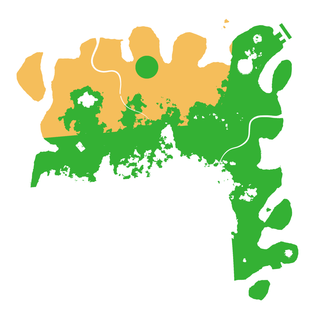 Biome Rust Map: Procedural Map, Size: 3700, Seed: 1494350019