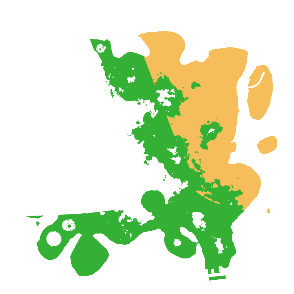 Biome Rust Map: Procedural Map, Size: 3500, Seed: 314120273