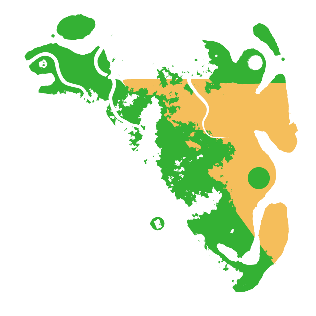 Biome Rust Map: Procedural Map, Size: 3800, Seed: 2119938