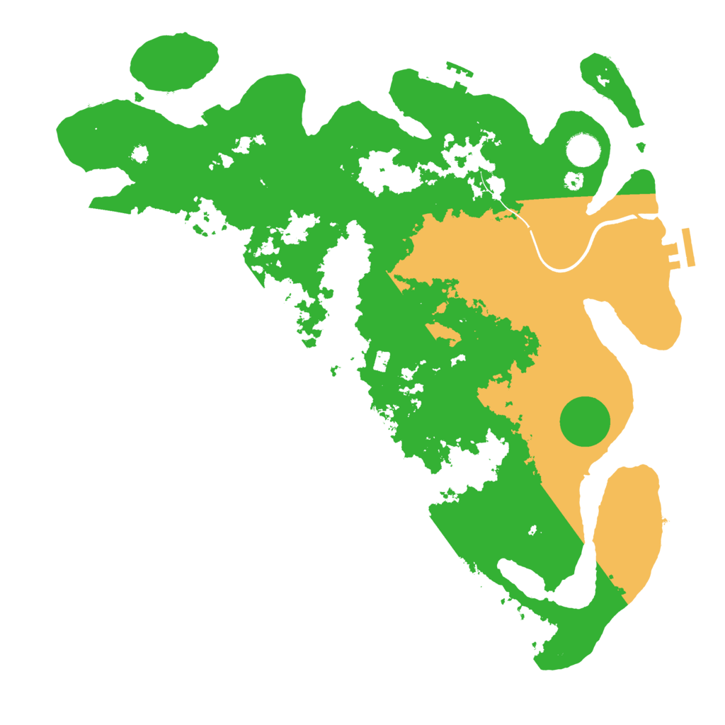 Biome Rust Map: Procedural Map, Size: 3800, Seed: 2119938