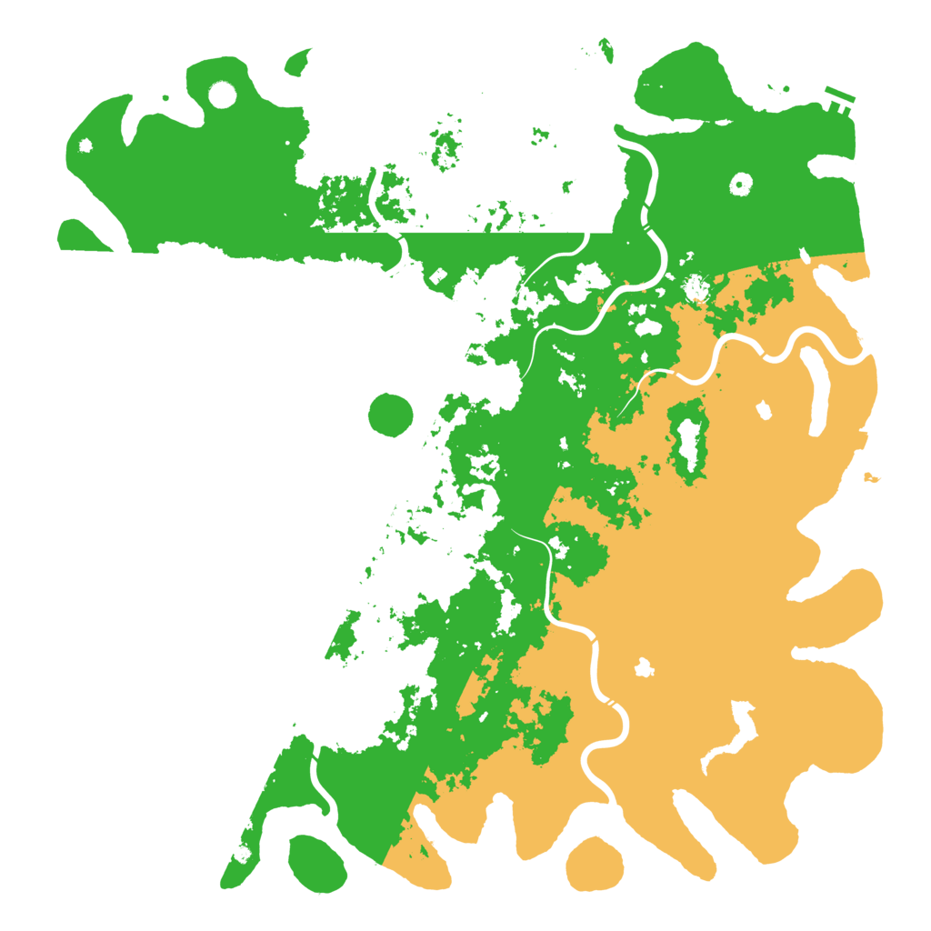 Biome Rust Map: Procedural Map, Size: 6000, Seed: 860317