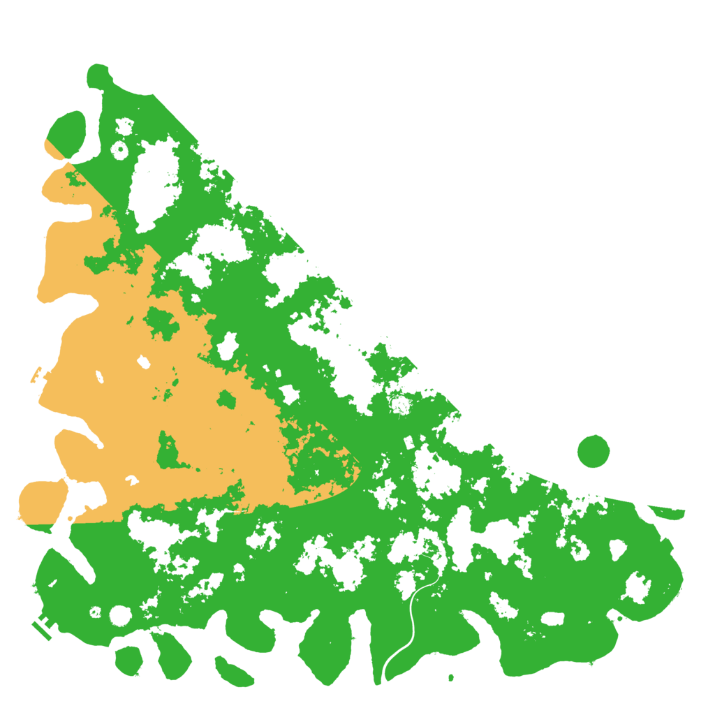 Biome Rust Map: Procedural Map, Size: 6000, Seed: 1051976