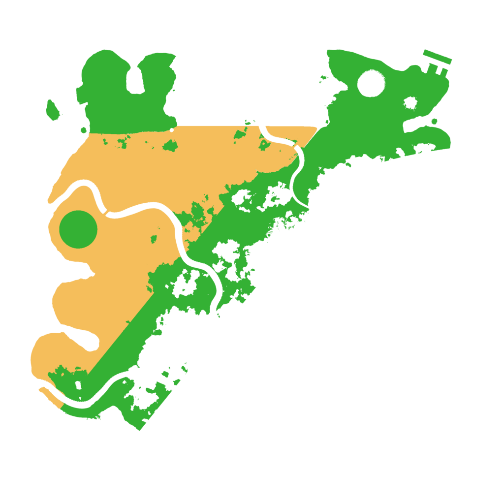 Biome Rust Map: Procedural Map, Size: 3500, Seed: 829901468