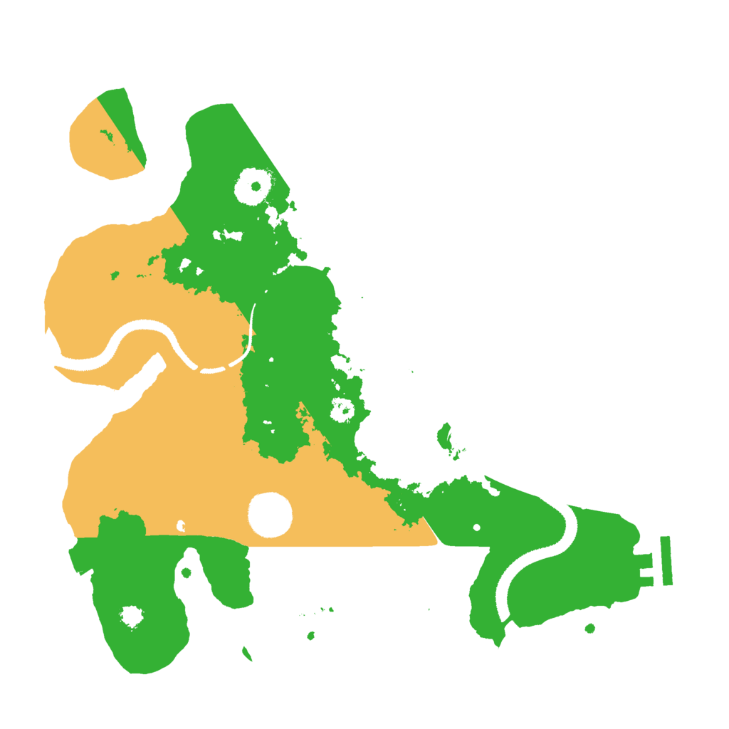 Biome Rust Map: Procedural Map, Size: 3000, Seed: 253704880