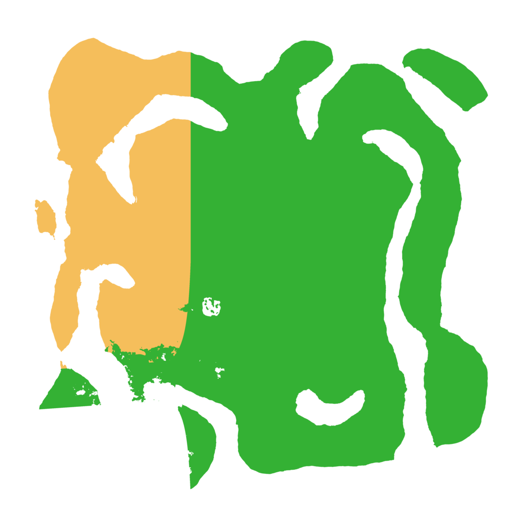 Biome Rust Map: Barren, Size: 4000, Seed: 308230873