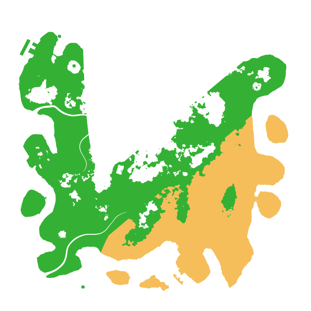 Biome Rust Map: Procedural Map, Size: 3650, Seed: 6386