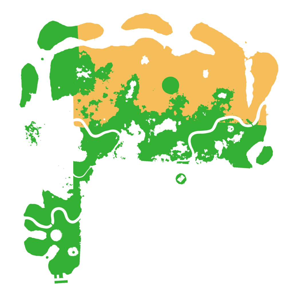 Biome Rust Map: Procedural Map, Size: 4500, Seed: 87900