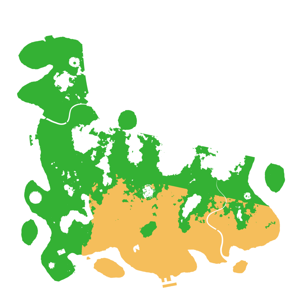 Biome Rust Map: Procedural Map, Size: 4300, Seed: 2131564099