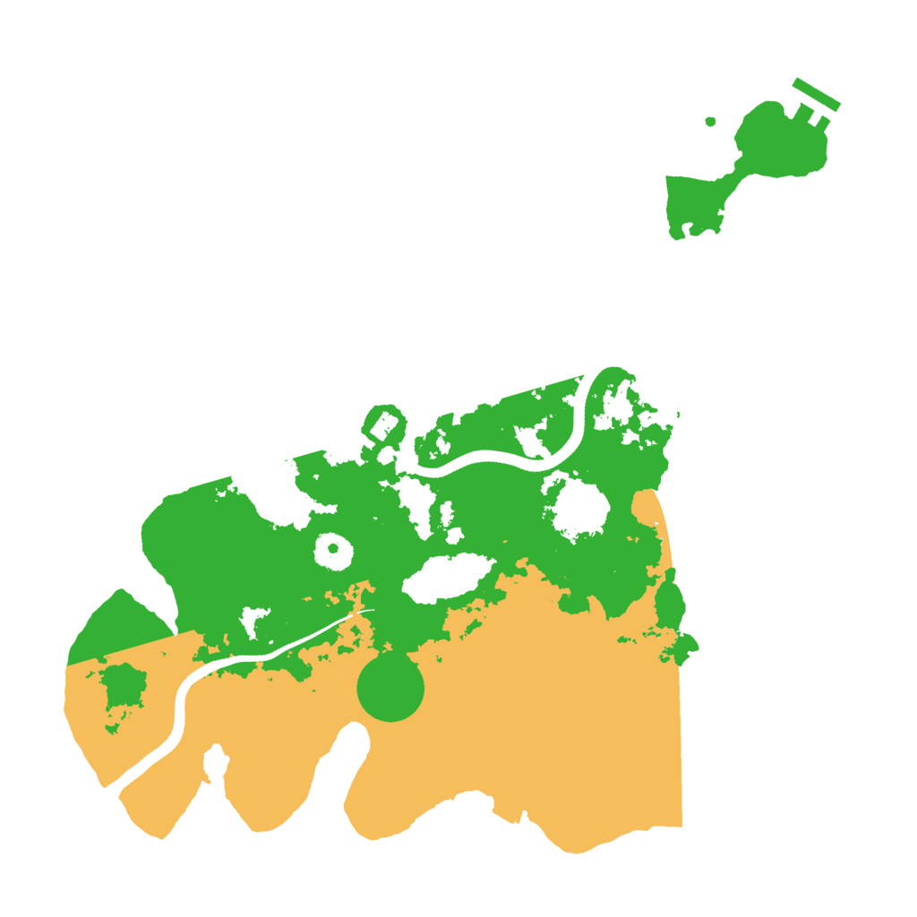 Biome Rust Map: Procedural Map, Size: 3600, Seed: 2063522393