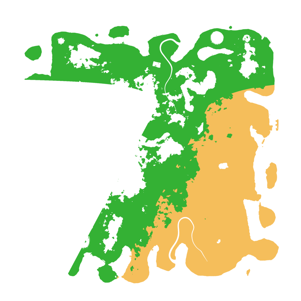Biome Rust Map: Procedural Map, Size: 4096, Seed: 416845