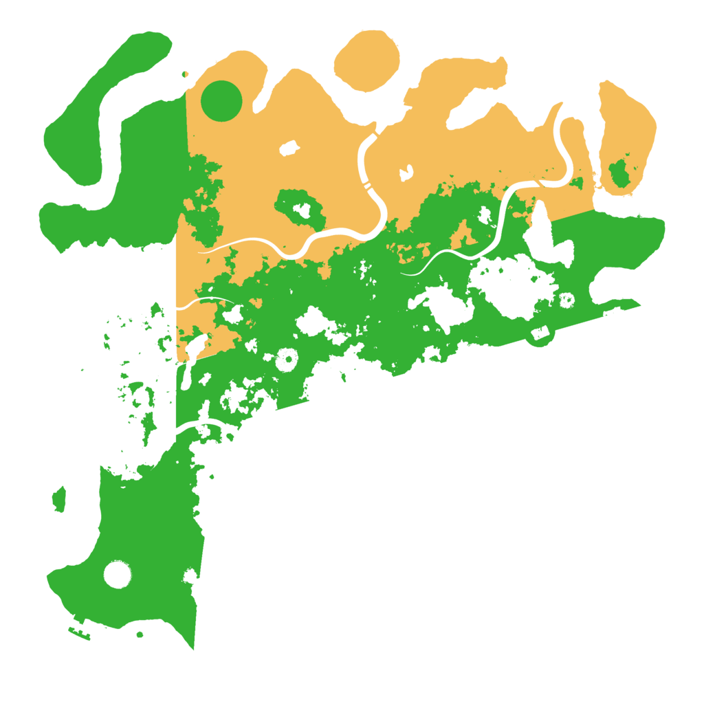 Biome Rust Map: Procedural Map, Size: 4500, Seed: 442397079