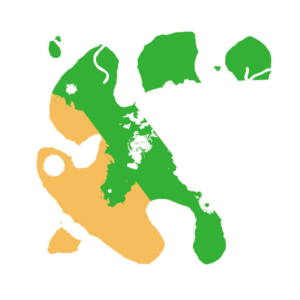 Biome Rust Map: Procedural Map, Size: 2500, Seed: 46513