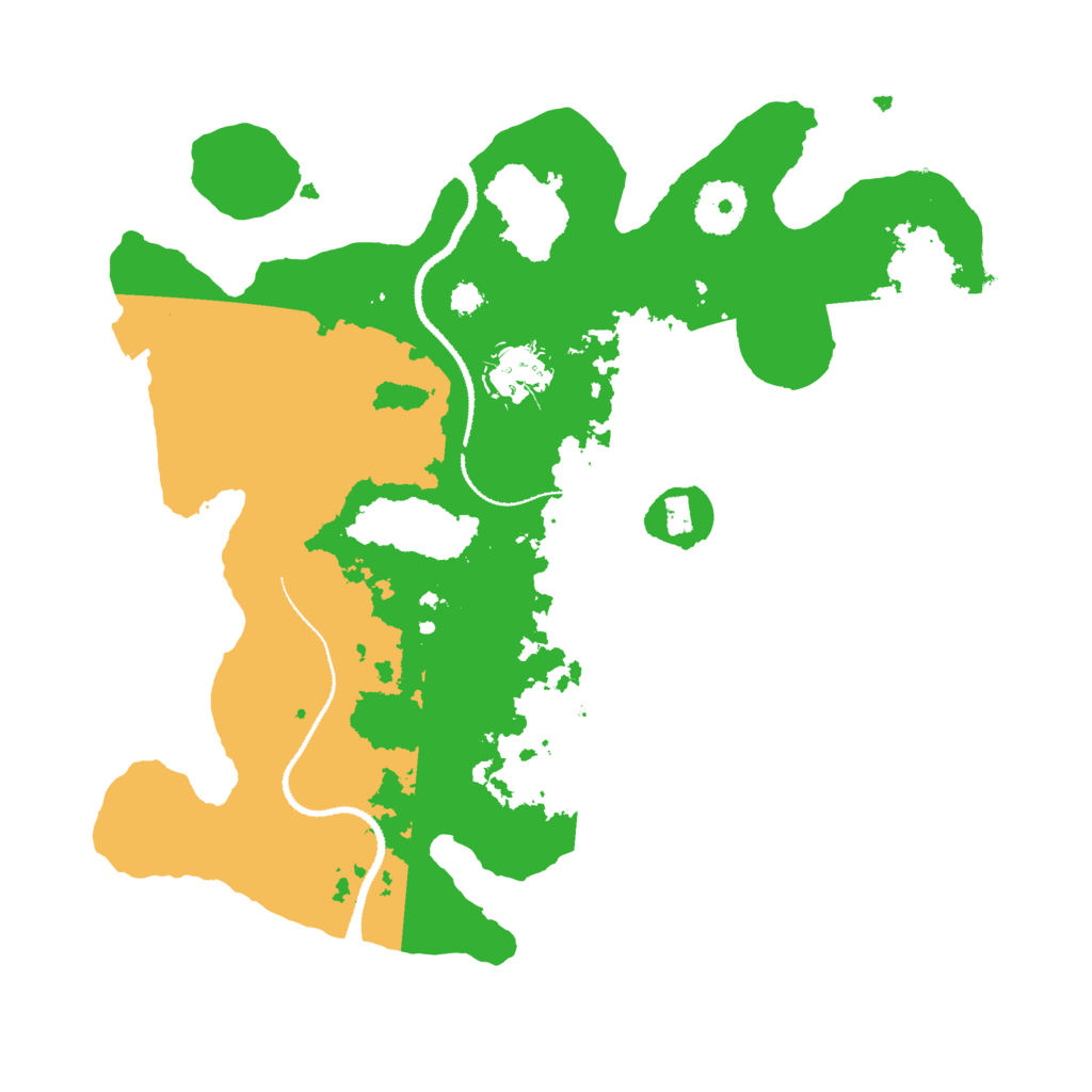 Biome Rust Map: Procedural Map, Size: 3100, Seed: 613173