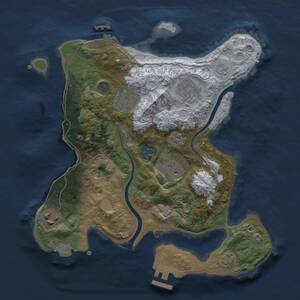 Thumbnail Rust Map: Procedural Map, Size: 2900, Seed: 856154, 14 Monuments