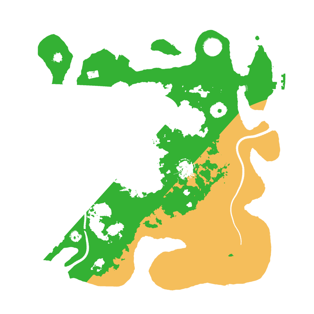 Biome Rust Map: Procedural Map, Size: 3000, Seed: 220126