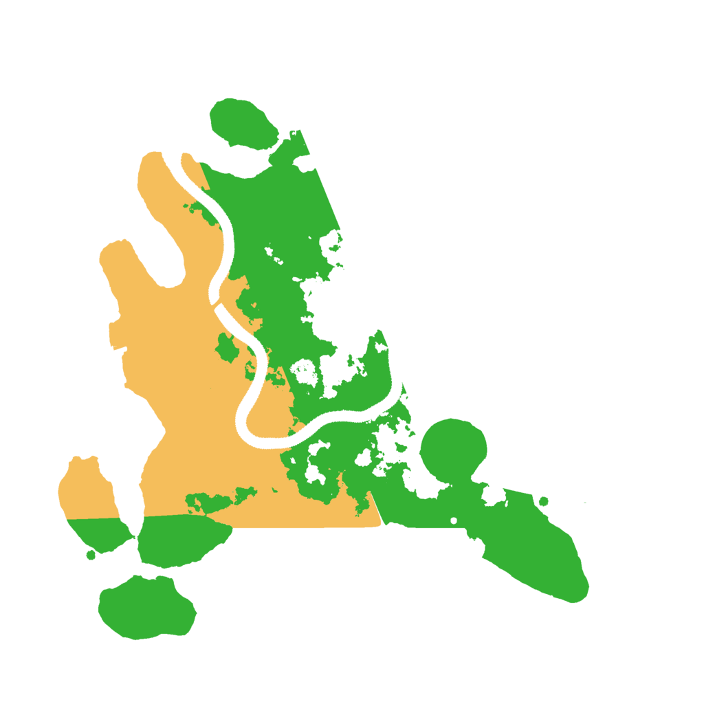 Biome Rust Map: Procedural Map, Size: 3000, Seed: 531084