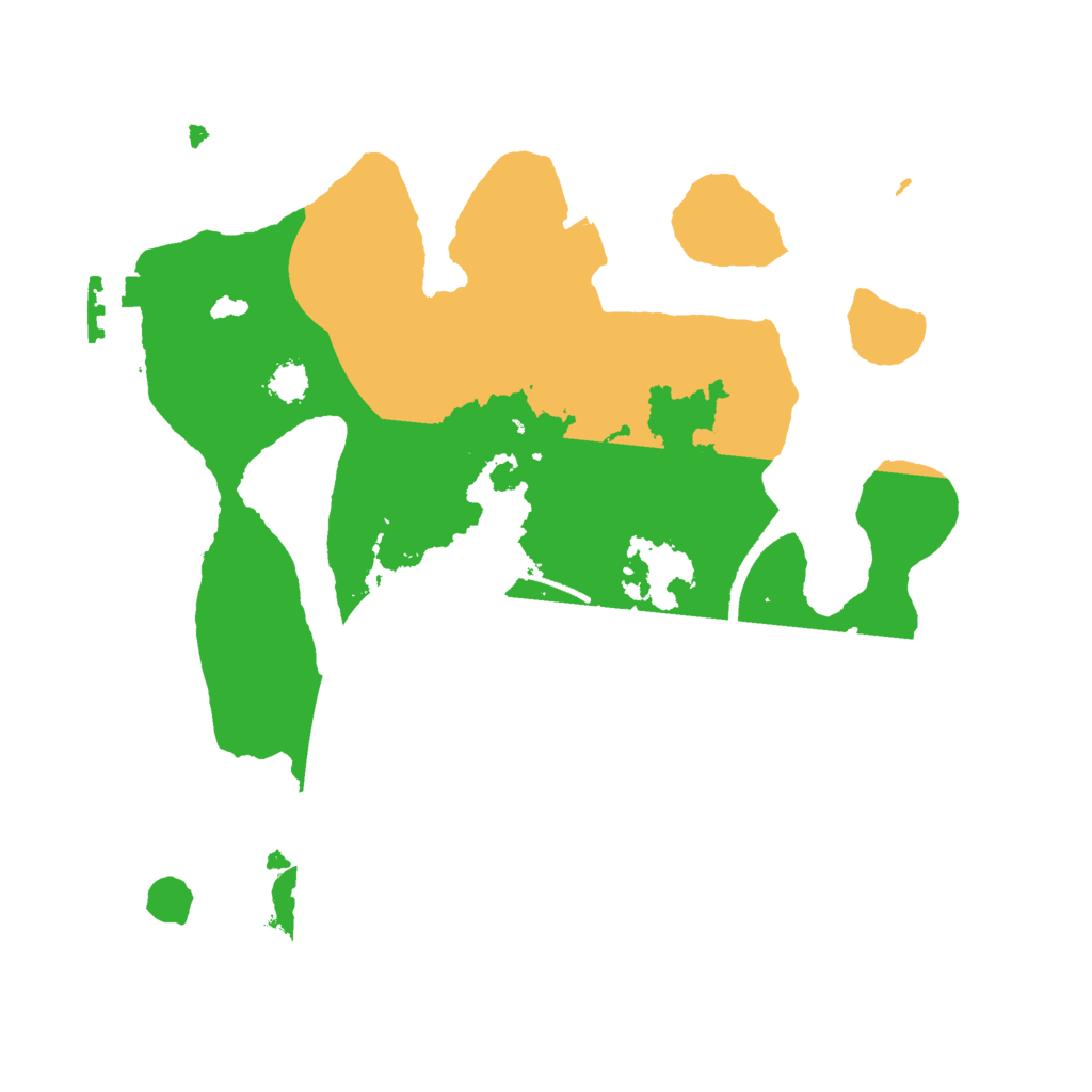 Biome Rust Map: Procedural Map, Size: 2500, Seed: 1568538488