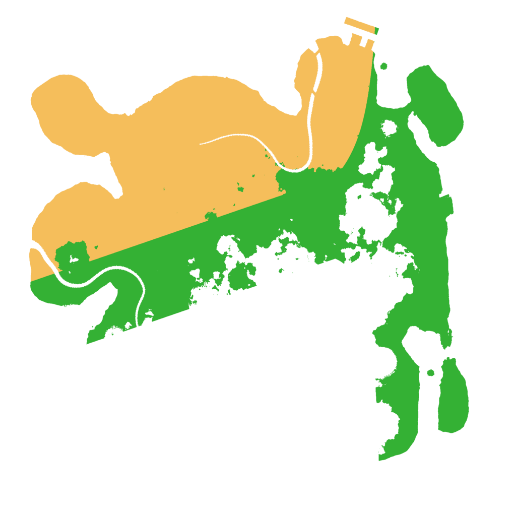 Biome Rust Map: Procedural Map, Size: 3000, Seed: 883819