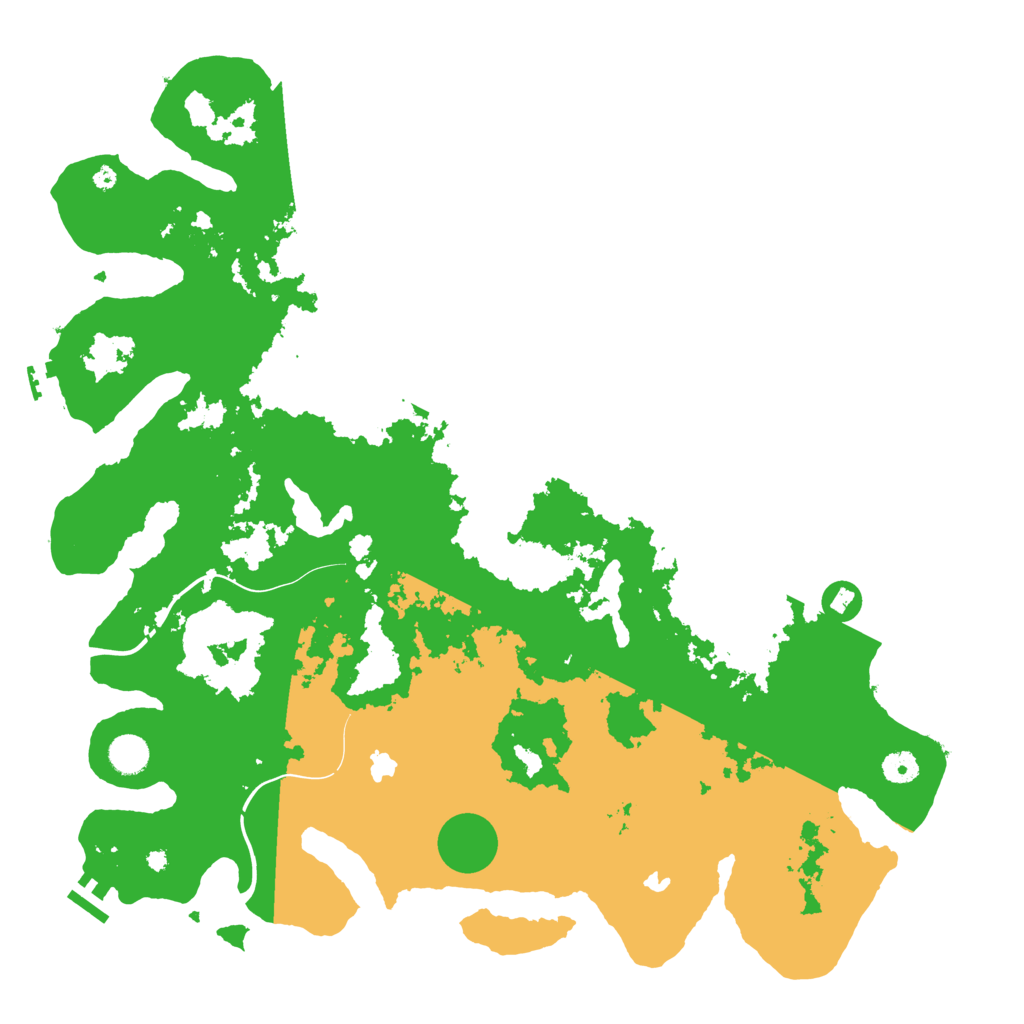 Biome Rust Map: Procedural Map, Size: 4500, Seed: 1207315714