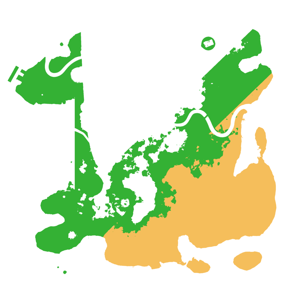 Biome Rust Map: Procedural Map, Size: 3500, Seed: 1007143144