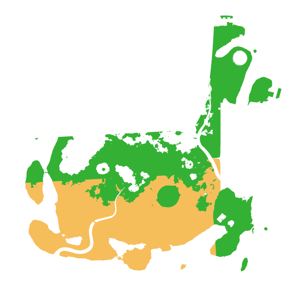 Biome Rust Map: Procedural Map, Size: 3600, Seed: 1792230961