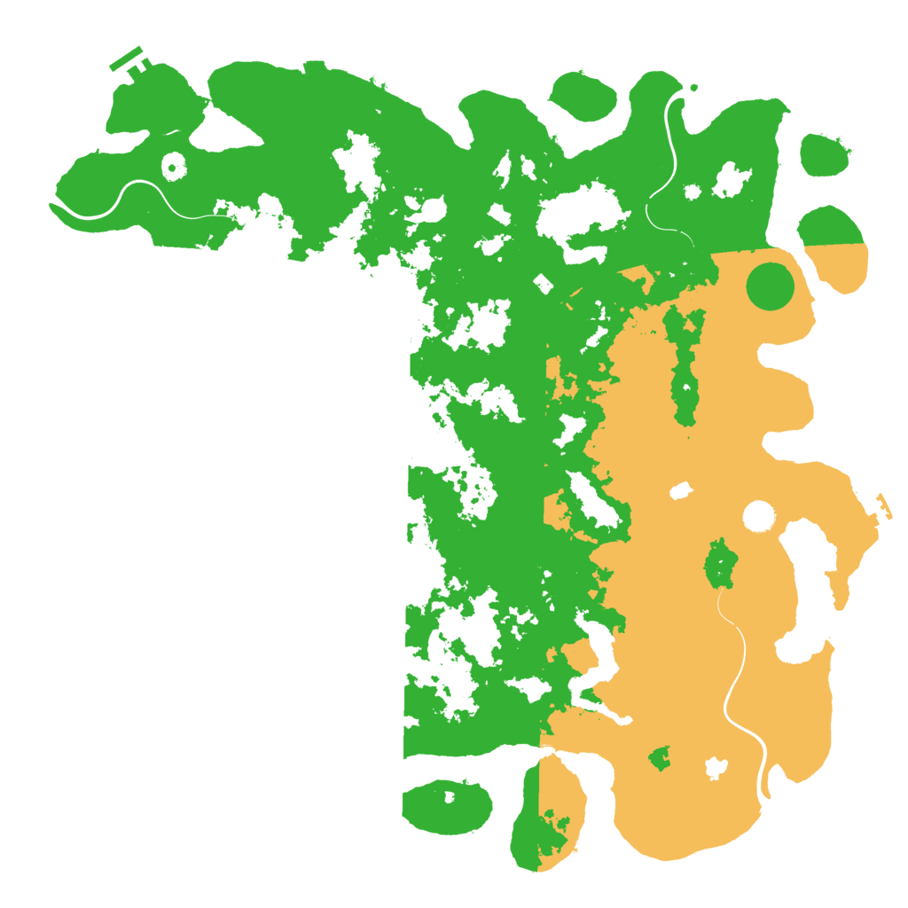 Biome Rust Map: Procedural Map, Size: 5000, Seed: 500049526