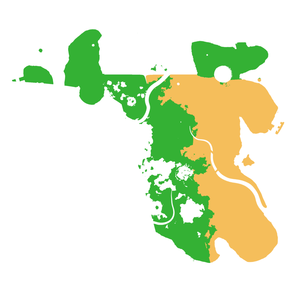 Biome Rust Map: Procedural Map, Size: 3250, Seed: 2463