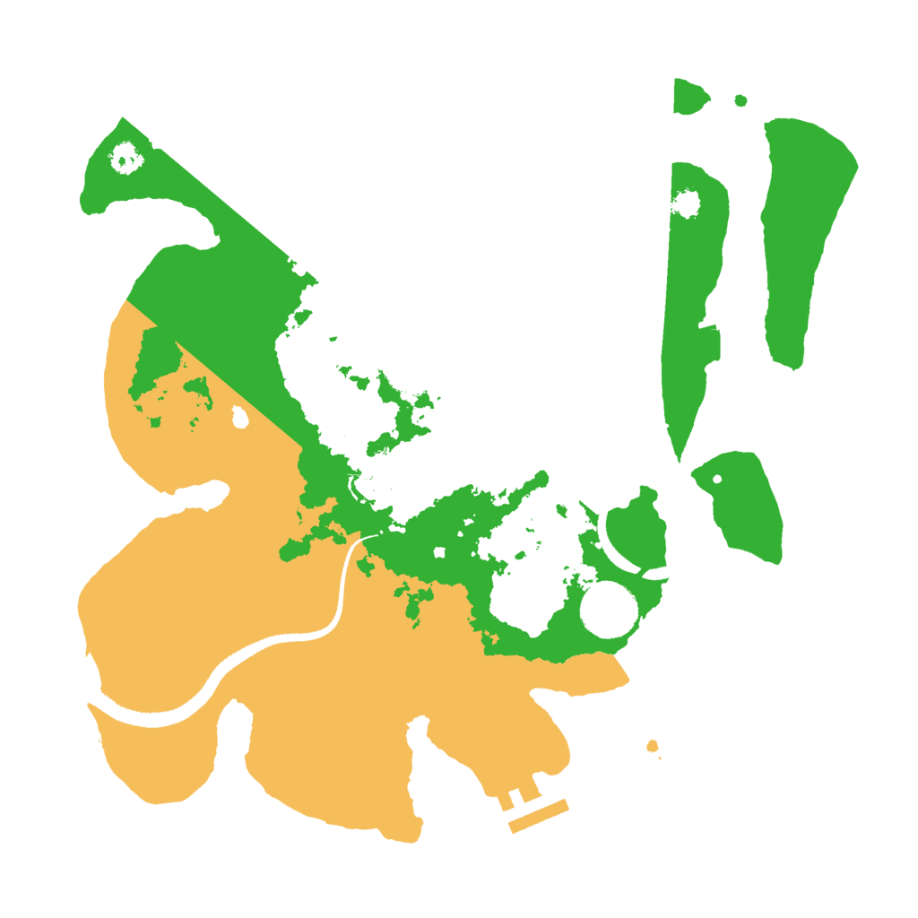 Biome Rust Map: Procedural Map, Size: 3000, Seed: 398114