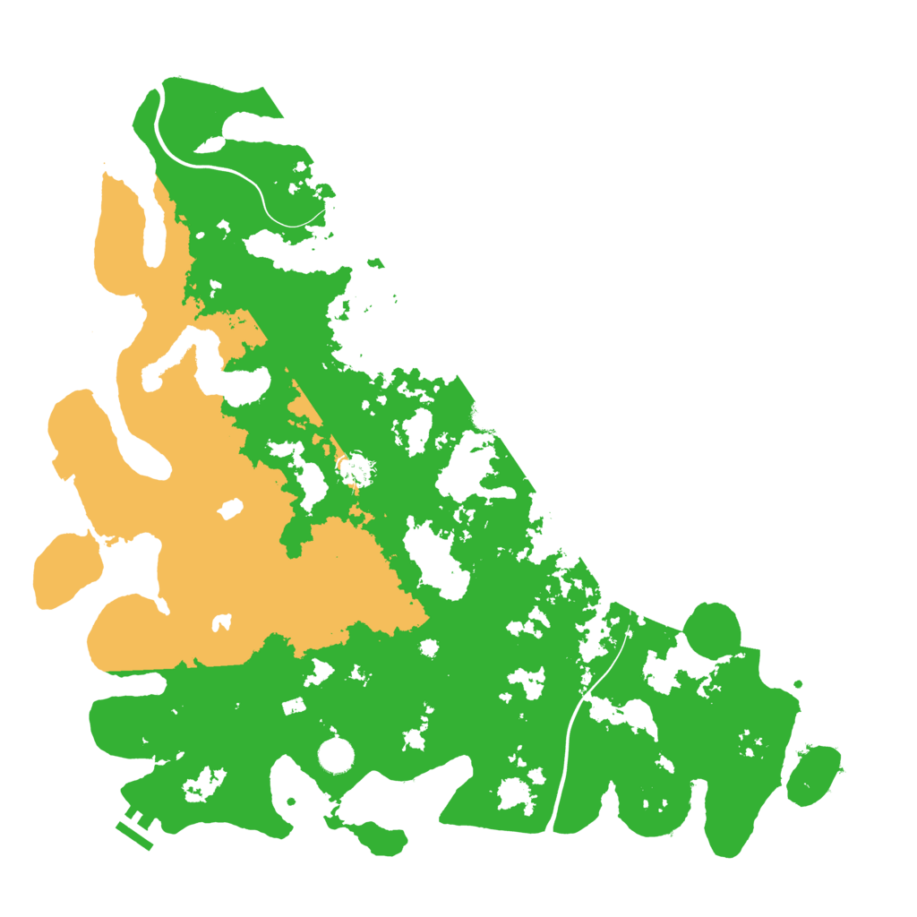Biome Rust Map: Procedural Map, Size: 4500, Seed: 885185989