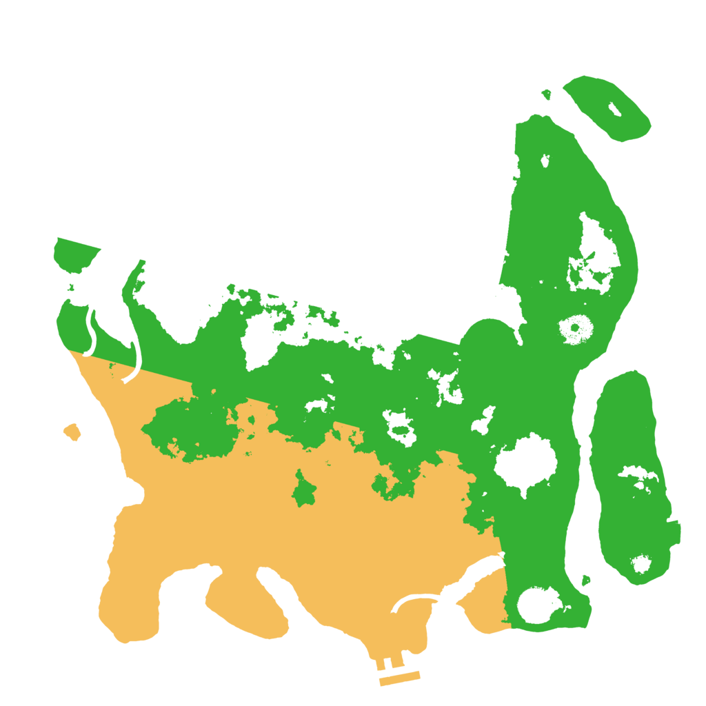 Biome Rust Map: Procedural Map, Size: 3500, Seed: 349988222