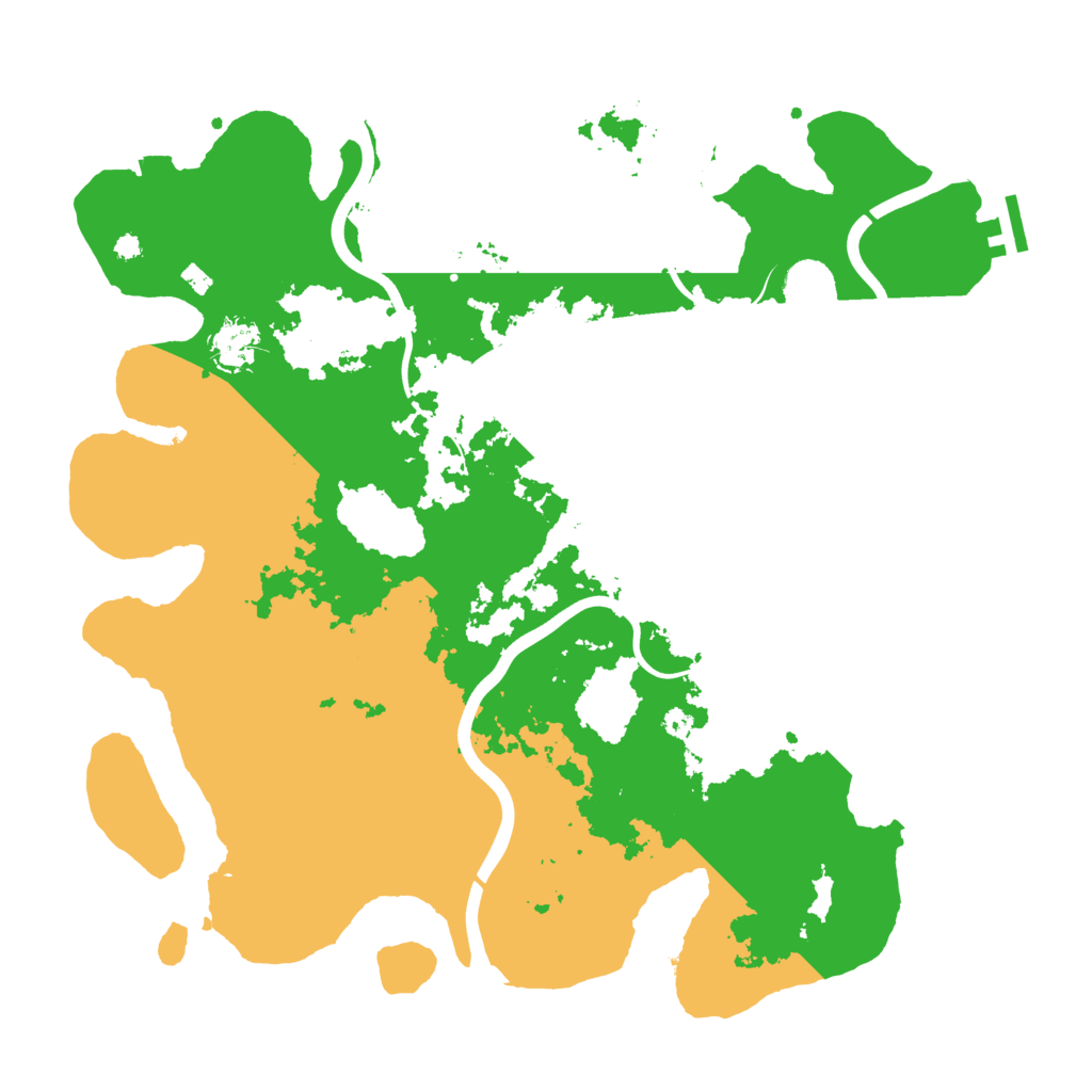 Biome Rust Map: Procedural Map, Size: 3850, Seed: 375302334