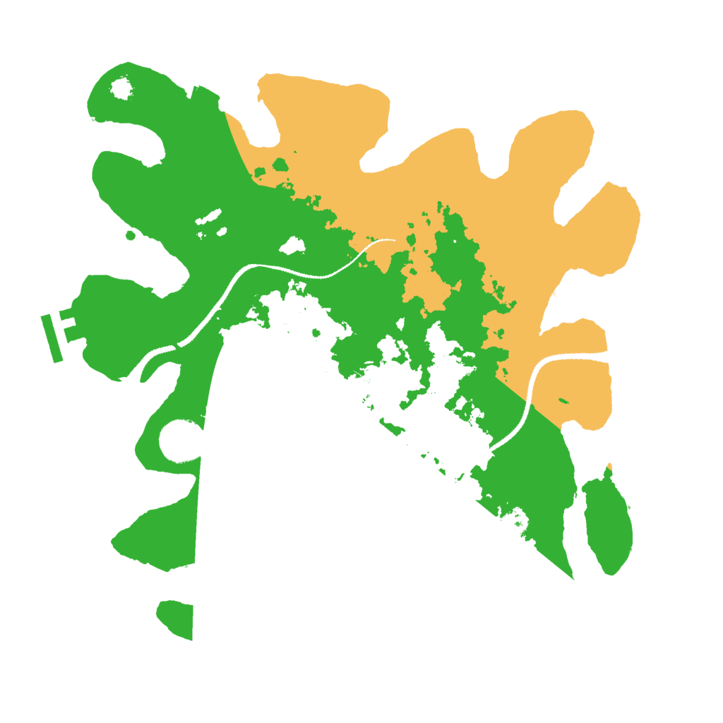 Biome Rust Map: Procedural Map, Size: 3000, Seed: 312903