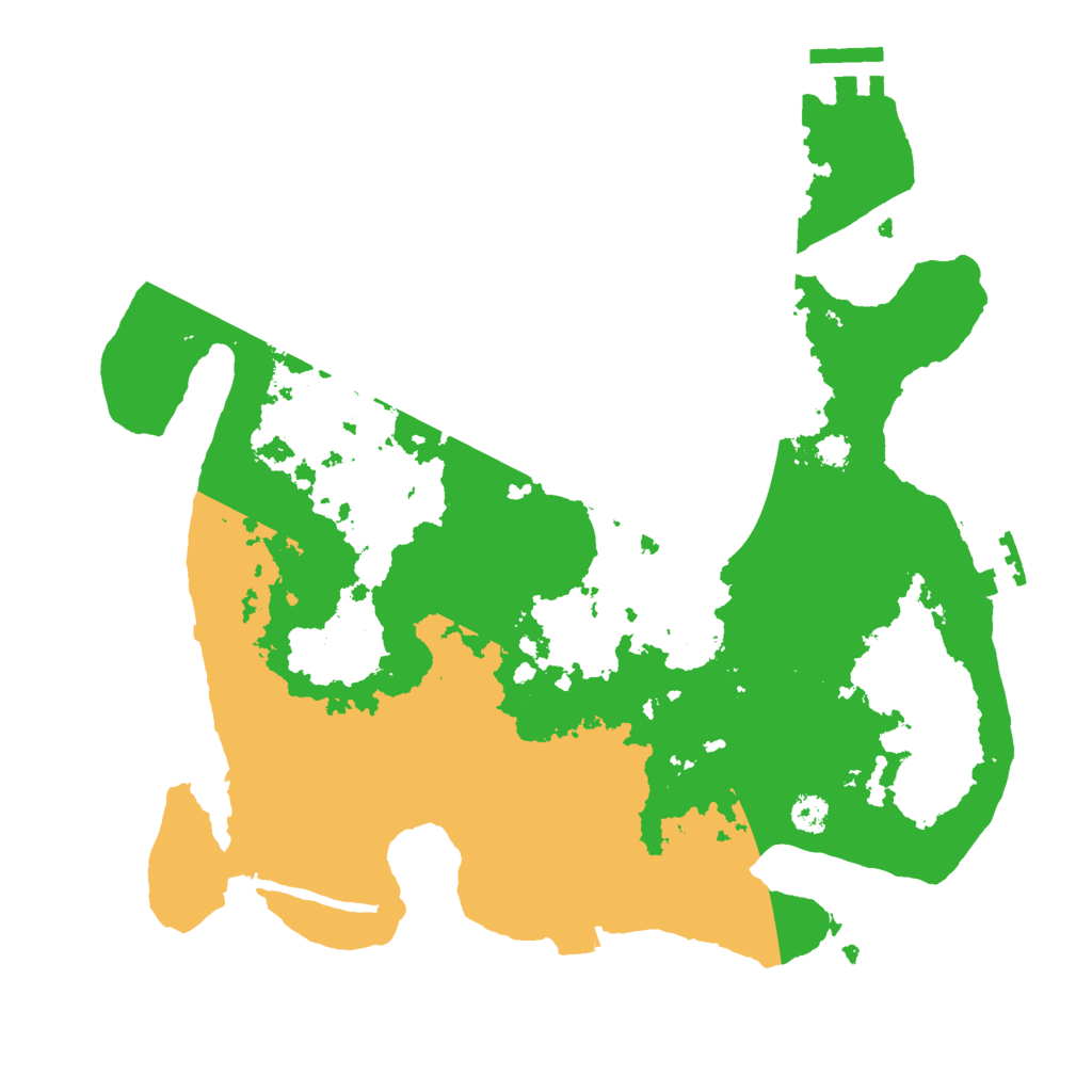 Biome Rust Map: Procedural Map, Size: 3000, Seed: 399325