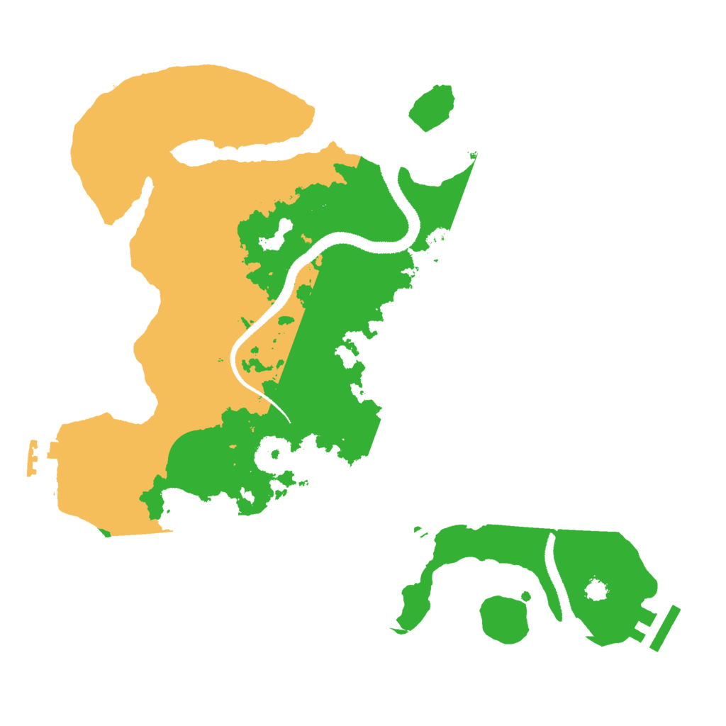 Biome Rust Map: Procedural Map, Size: 3000, Seed: 2422722