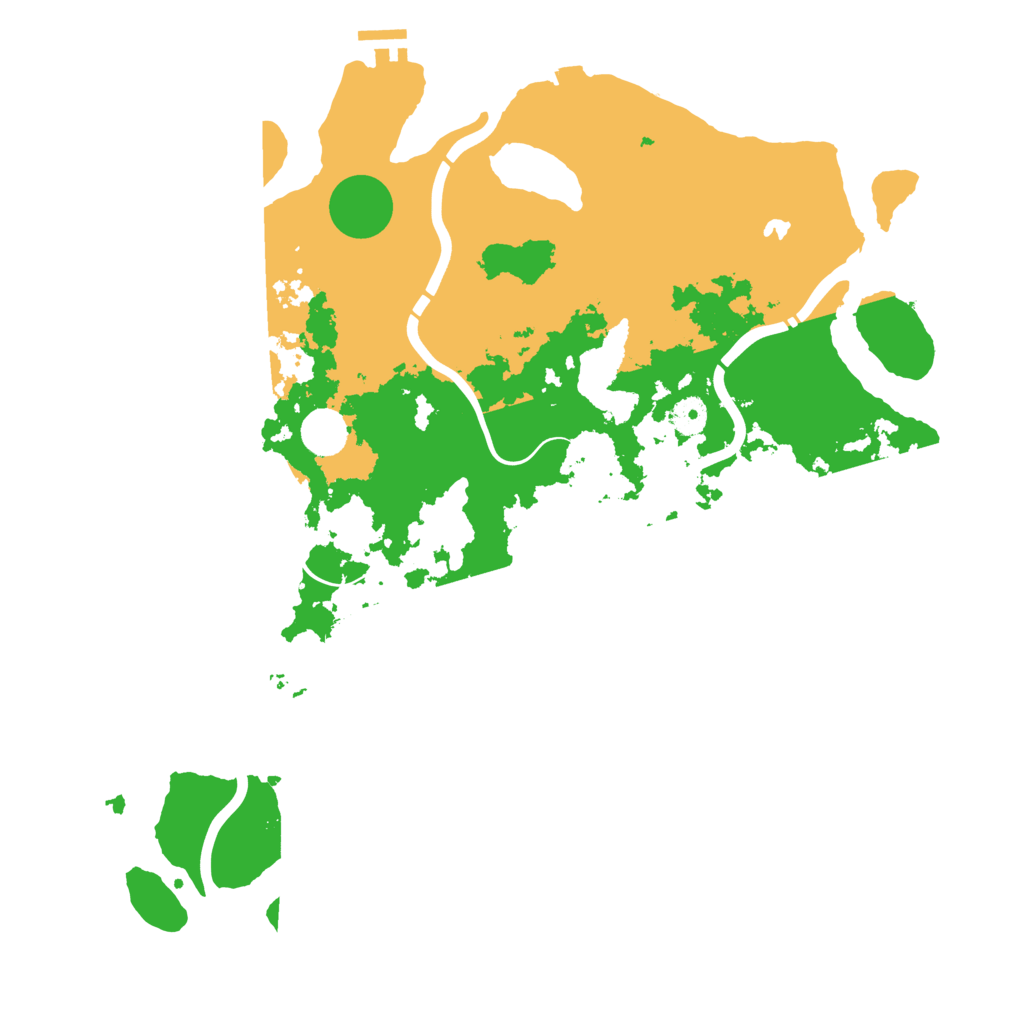 Biome Rust Map: Procedural Map, Size: 4250, Seed: 27567
