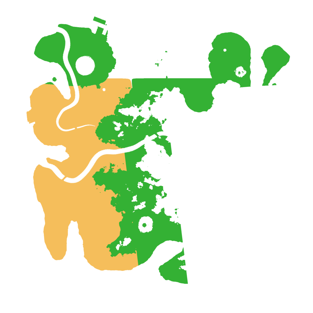 Biome Rust Map: Procedural Map, Size: 3000, Seed: 715279