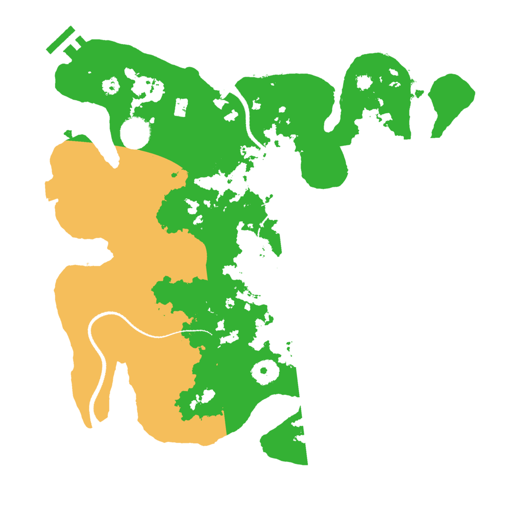 Biome Rust Map: Procedural Map, Size: 3000, Seed: 715279