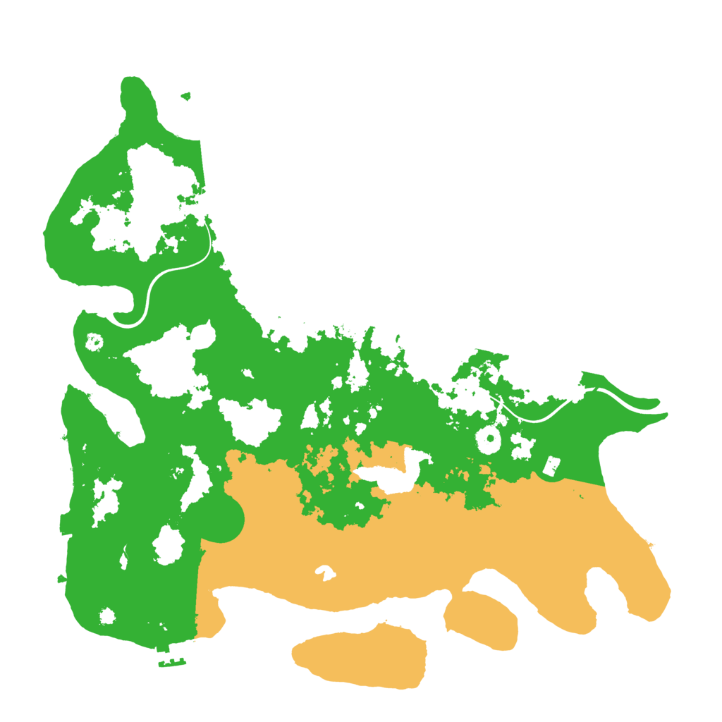 Biome Rust Map: Procedural Map, Size: 4000, Seed: 247539