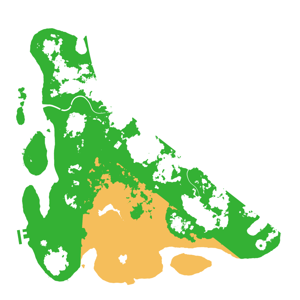 Biome Rust Map: Procedural Map, Size: 4250, Seed: 168627