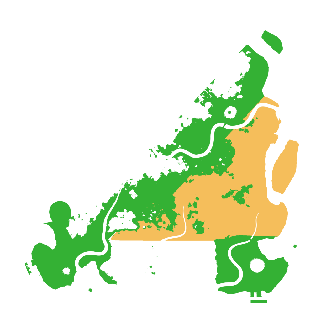 Biome Rust Map: Procedural Map, Size: 3950, Seed: 449046