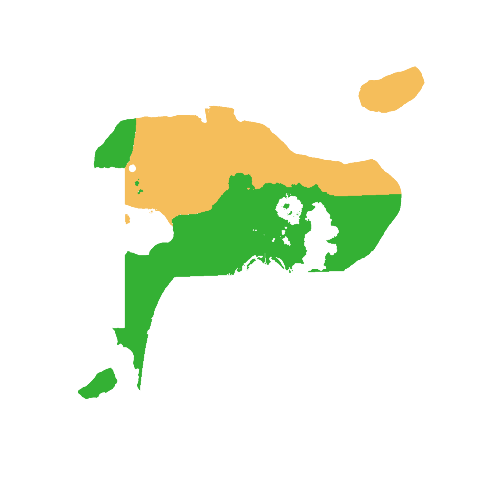 Biome Rust Map: Procedural Map, Size: 2000, Seed: 122113
