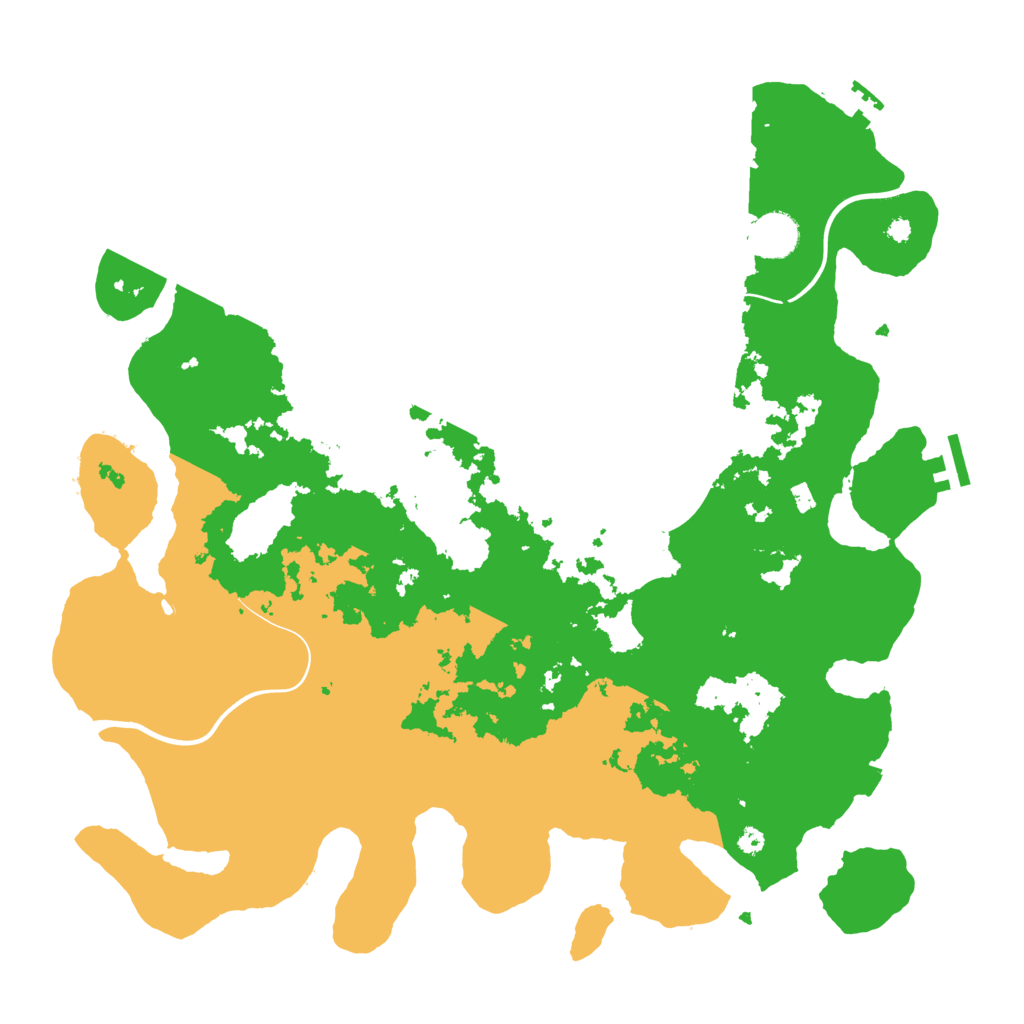 Biome Rust Map: Procedural Map, Size: 3950, Seed: 192083