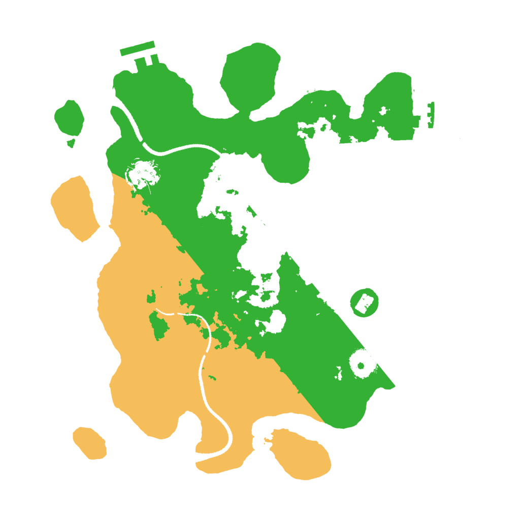 Biome Rust Map: Procedural Map, Size: 3000, Seed: 425153